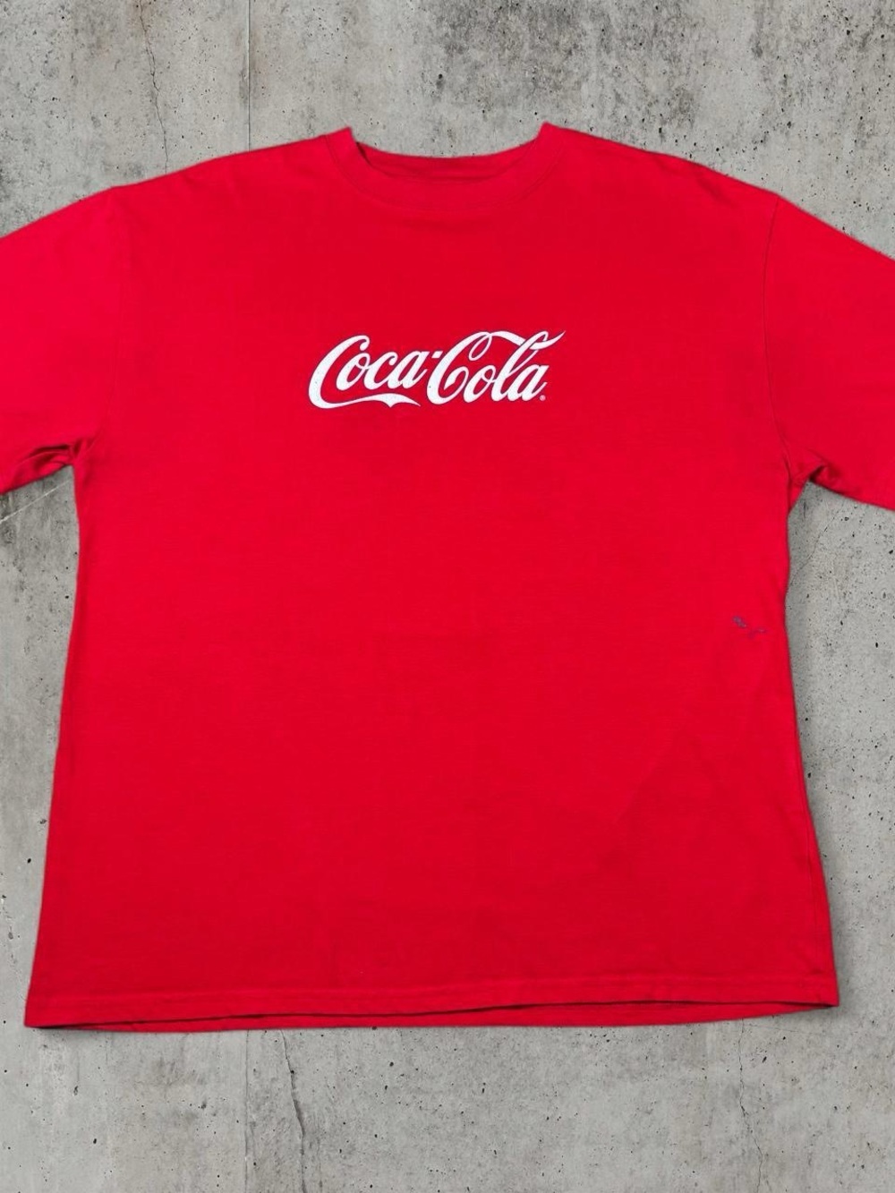 Coca-Cola Red Logo T-Shirt Large Coke Classic Graphic Tee Retro Promo Y2K